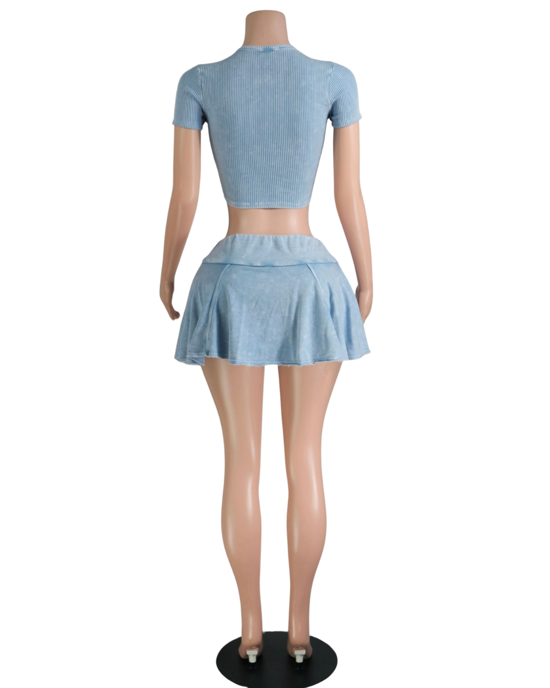 Denim Skirt Set