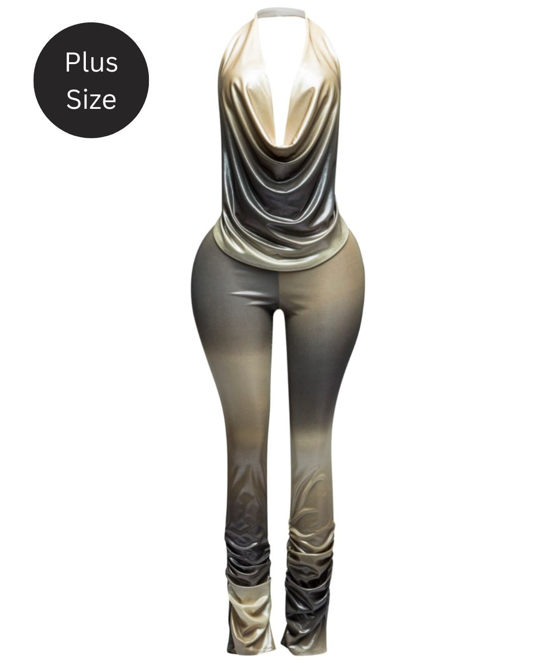 Plus Size Silk Drape Muse Set