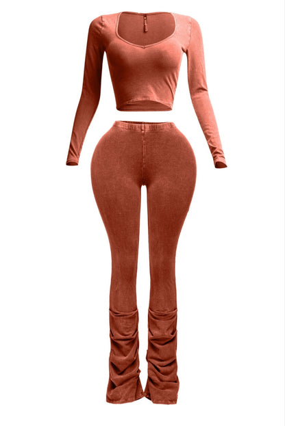 Rust Two Piece Set