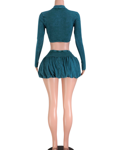 Black Jade Skirt Set