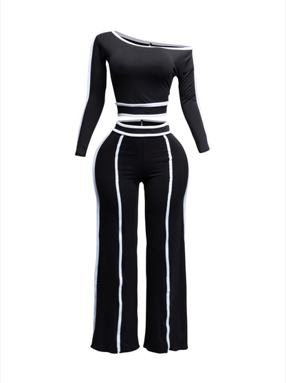 Off The Shoulder Pants Set