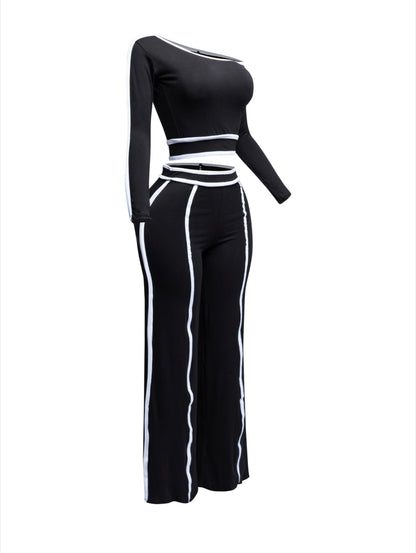 Off The Shoulder Pants Set