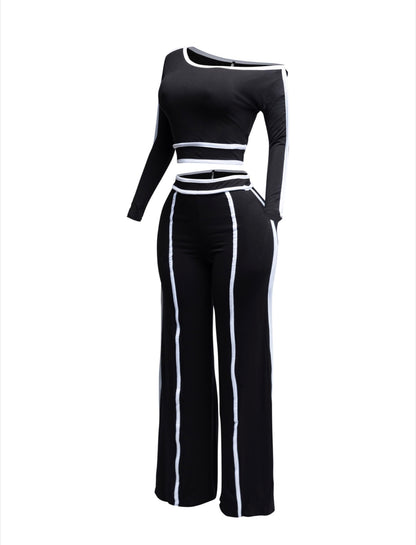 Off The Shoulder Pants Set